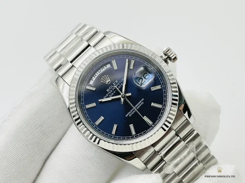 Replica Rolex Day-date 40mm Blue Dial 228239AF - Affordable Luxury Fake Timepiece