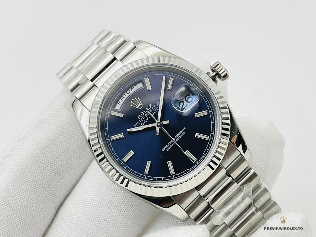 Replica Rolex Day-date 40mm Blue Dial 228239AF - Affordable Luxury Fake Timepiece