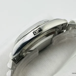 Replica Day-Date 228239AF Crownclasp detail with concealed folding mechanism