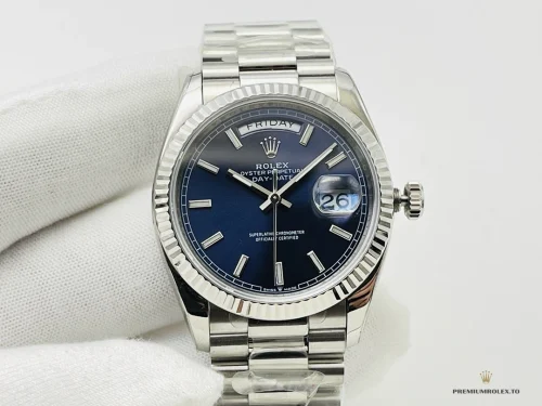 Replica Rolex Day-date 40mm Blue Dial 228239AF - Premium Super Clone Watch