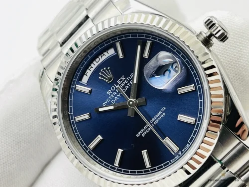 Replica Rolex Day-date 40mm Blue Dial 228239AF - Top-Tier Swiss Replica Watch