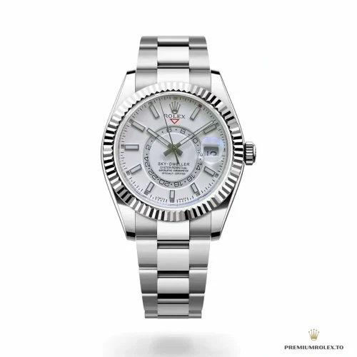 Replica Rolex Sky-Dweller 326938 42mm White Dial - Premium Super Clone Watch