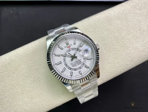 Replica Rolex Sky-Dweller 326938 42mm White Dial - Affordable Luxury Fake Timepiece