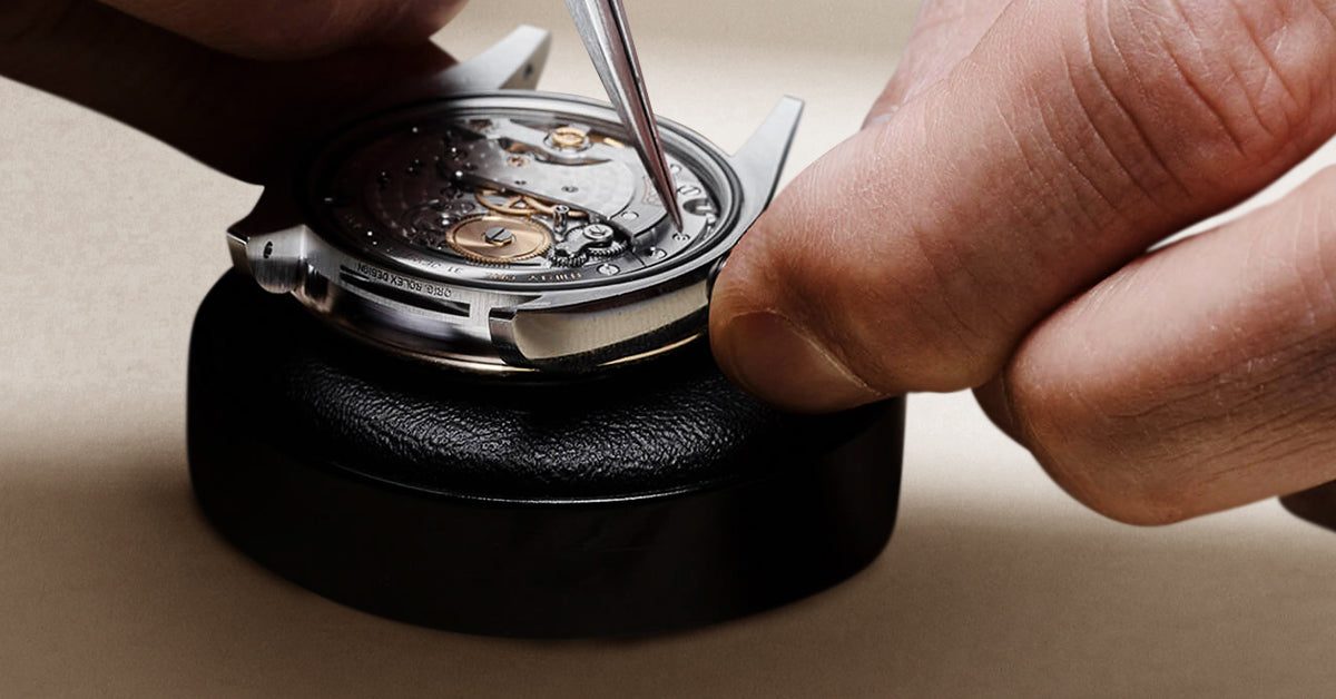 Professional watch authentication service with tools and documentation for Rolex verification