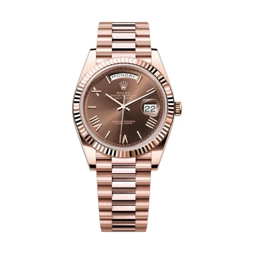 Rolex 228235-0002 Day-Date 40 Everose Chocolate Roman