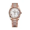 Rolex 228235-0032 Day-Date 40 Everose White Roman