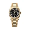 Rolex 228238-0004 Day-Date 40 Yellow Gold Black Baguette